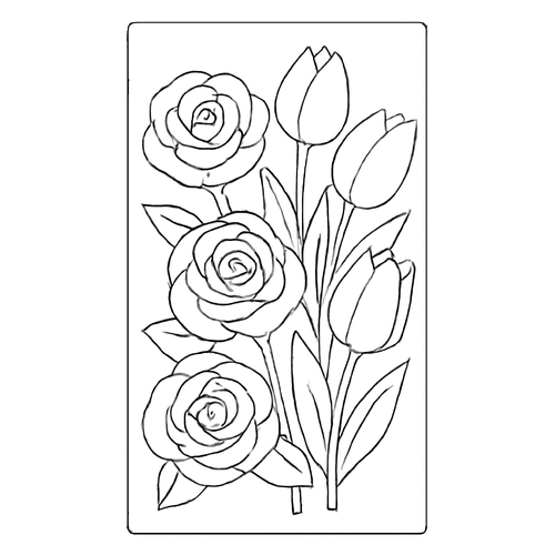 Tranh tô màu thiệp 8/3 cho bé 2025 – Tải PDF miễn phí