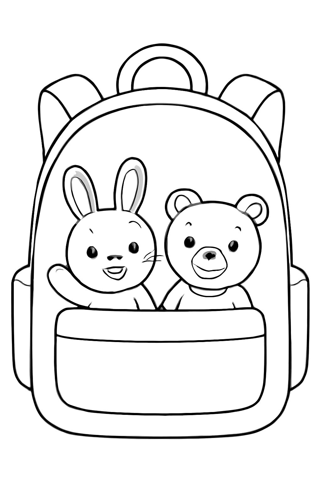 Cặp hoạt hình dễ thương