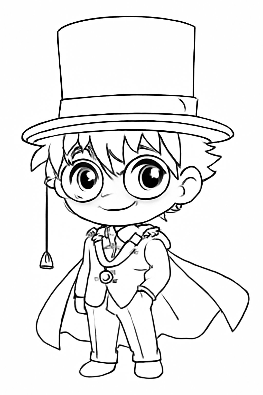 Kaito Kid phong cách chibi