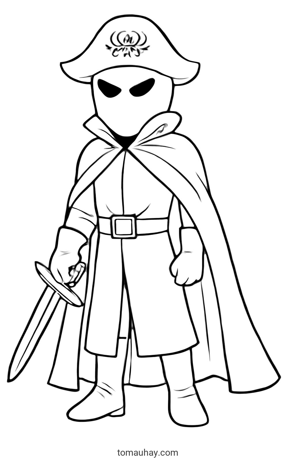 Tô màu siêu nhân hải tặc cho bé 2026 - Tranh tô màu PDF - Siêu Nhân Hải Tặc Bí Ẩn