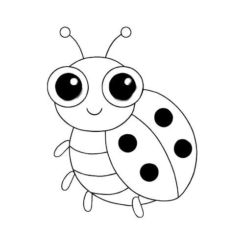 Tranh tô màu con bọ rùa 2025 – PDF cho bé
