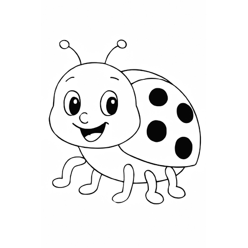 Tranh tô màu con bọ rùa 2025 – PDF cho bé