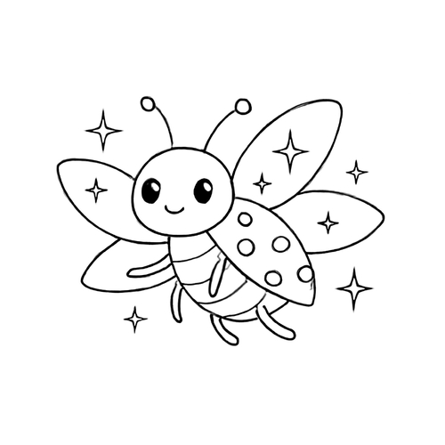 Tranh tô màu côn trùng 2025 – PDF cho bé