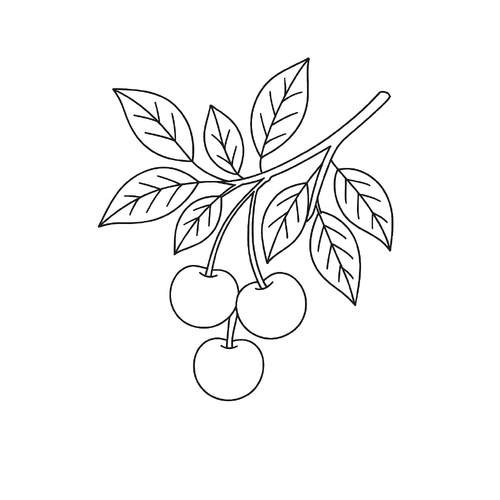 Tranh tô màu cây ăn quả 2025 – PDF cho bé