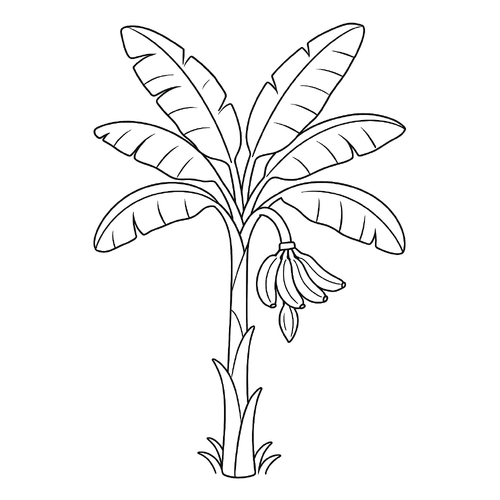 Tranh tô màu cây ăn quả 2025 – PDF cho bé