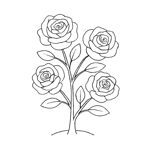 Tranh tô màu cây hoa 2025 – PDF cho bé