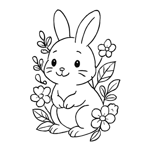 Tranh tô màu hình tô màu động vật cho bé 2025 