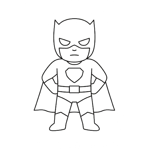 55+ Hình Tô màu Siêu nhân cho bé phát triển trí não 2025