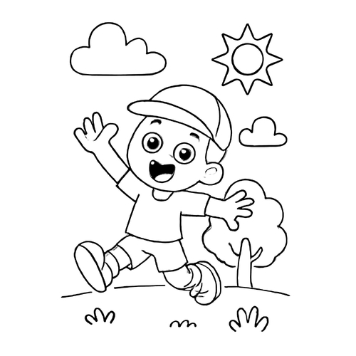 Tranh tô màu PDF cho bé 2025