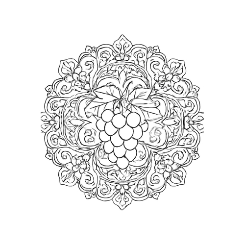 Tô màu quả nho cho bé 2025 đẹp và dễ tải