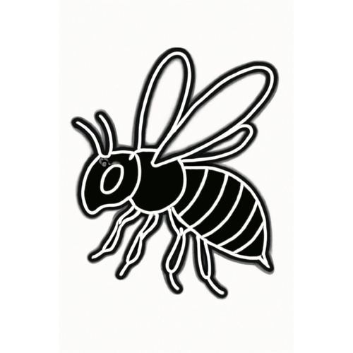 Tranh tô màu hình con ong cho bé 2025 