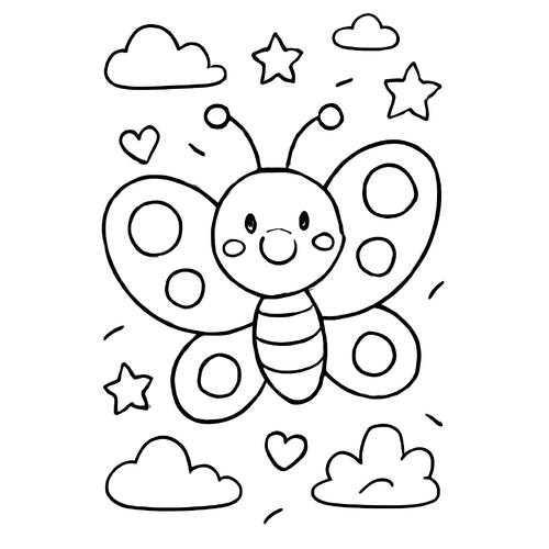 Tranh tô màu mâm ngũ quả ngày Tết cho bé 2025 đẹp