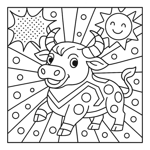 Tranh tô màu tranh Đông Hồ cho bé đẹp nhất 2025