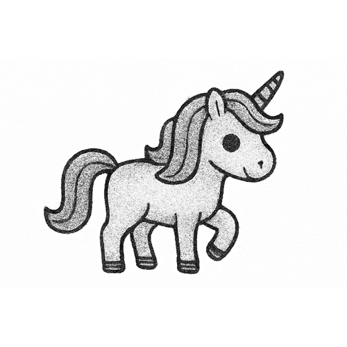 Tranh tô màu unicorn cho bé 2025 - Tải PDF miễn phí