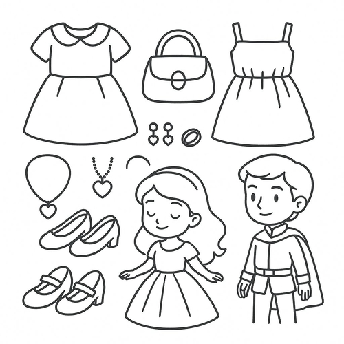 Tranh tô màu cho bé gái 10 tuổi 2025 – Hình tô màu PDF