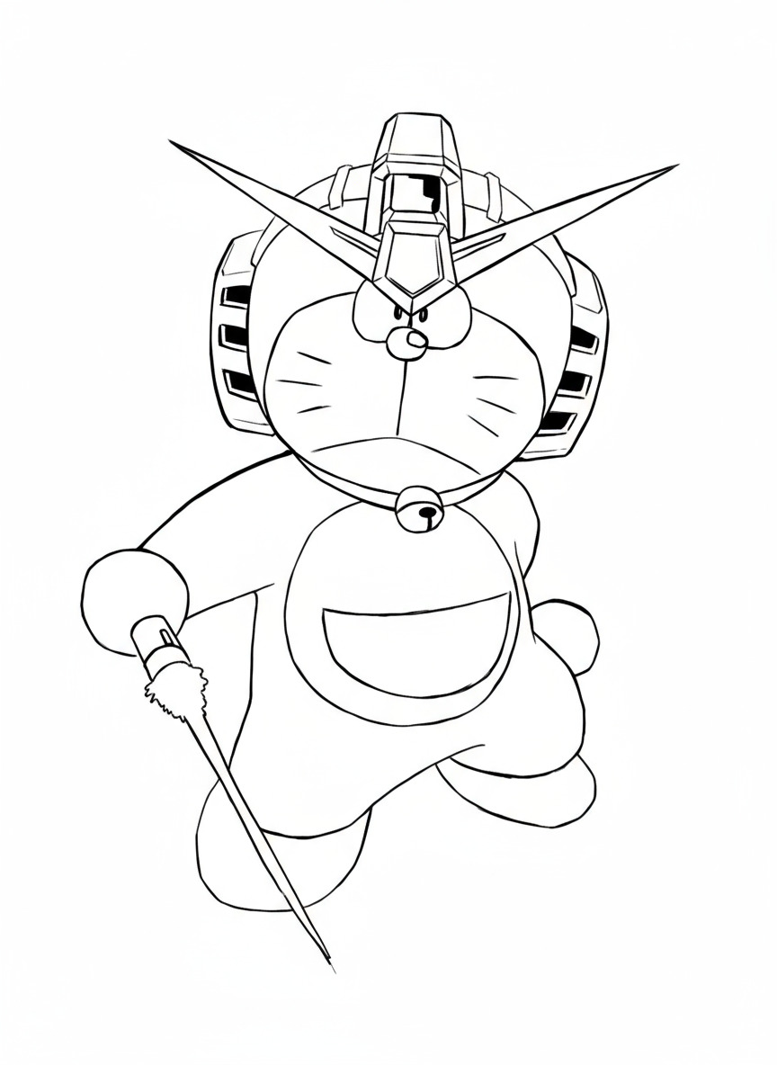 Doraemon với chong chóng tre