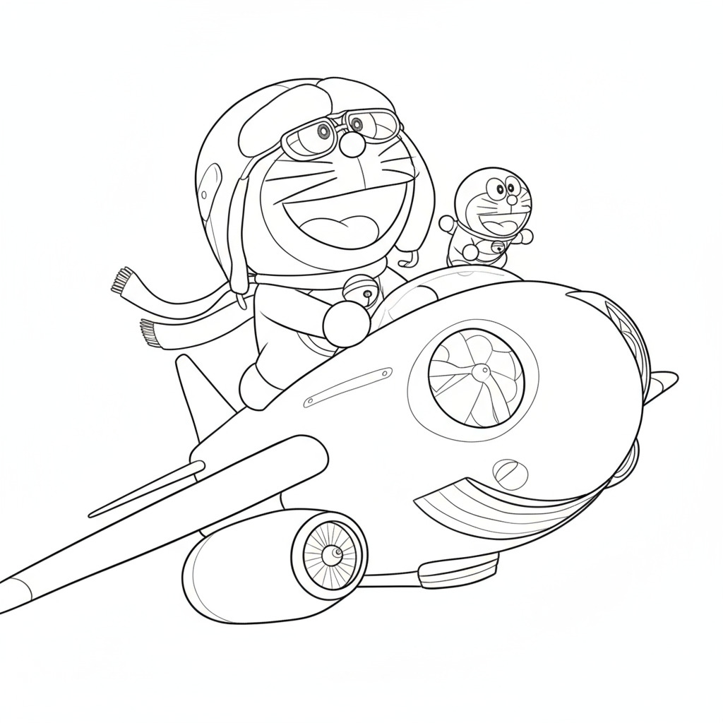 Doraemon trượt tuyết vui nhộn