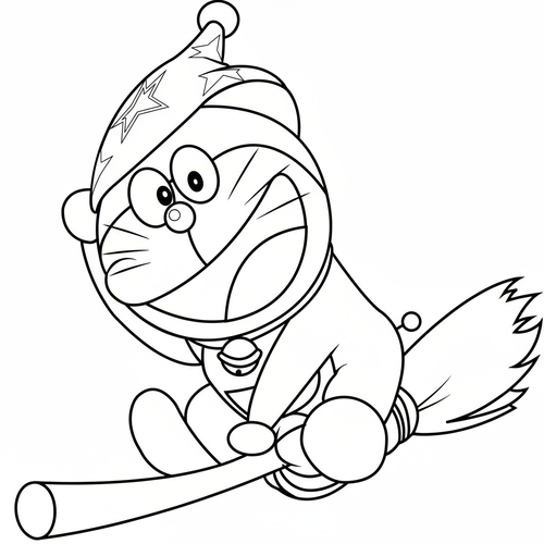 101+ Tranh tô màu Doremon nhiều phong cách kute dễ thương trẻ cực thích 2025