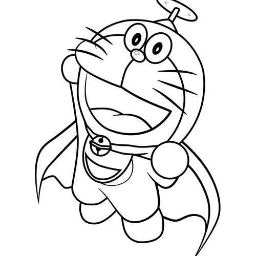 101+ Tranh tô màu Doremon nhiều phong cách kute dễ thương trẻ cực thích 2025