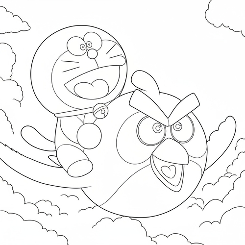101+ Tranh tô màu Doremon nhiều phong cách kute dễ thương trẻ cực thích 2025