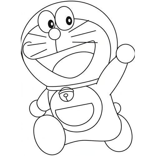 101+ Tranh tô màu Doremon nhiều phong cách kute dễ thương trẻ cực thích 2025