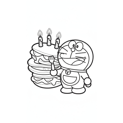 101+ Tranh tô màu Doremon nhiều phong cách kute dễ thương trẻ cực thích 2025