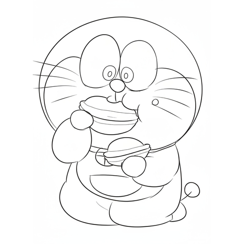 101+ Tranh tô màu Doremon nhiều phong cách kute dễ thương trẻ cực thích 2025