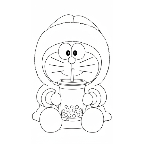 101+ Tranh tô màu Doremon nhiều phong cách kute dễ thương trẻ cực thích 2025