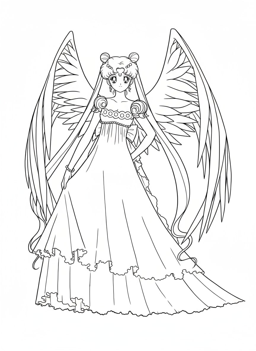 Công chúa Mặt trăng Pha Lê mỉm cười hạnh phúc