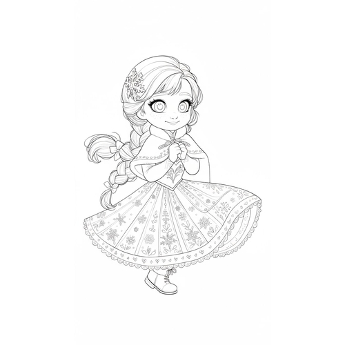 20+ Trang Tô Màu công chúa Elsa Đẹp lung linh cho bé