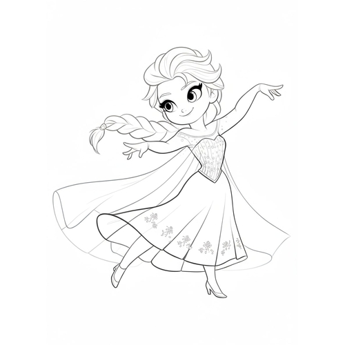 20+ Trang Tô Màu công chúa Elsa Đẹp lung linh cho bé
