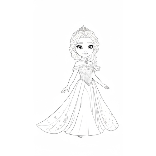 20+ Trang Tô Màu công chúa Elsa Đẹp lung linh cho bé