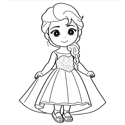 20+ Trang Tô Màu công chúa Elsa Đẹp lung linh cho bé