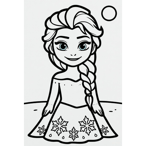 20+ Trang Tô Màu công chúa Elsa Đẹp lung linh cho bé