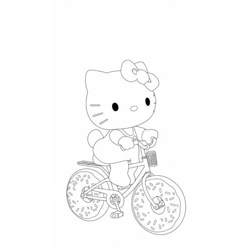 21+ Tranh Tô Màu Hello Kitty Đáng Yêu bé cực thích