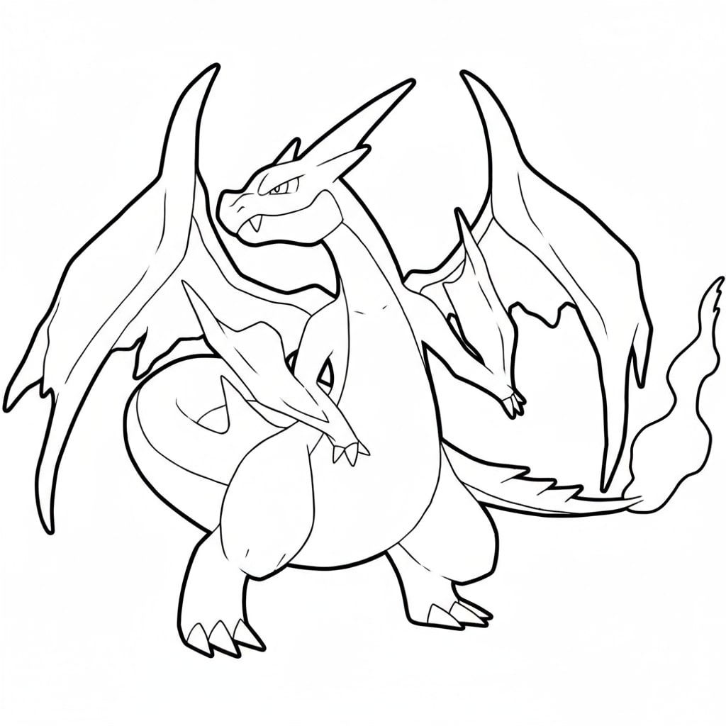 Mega Charizard X – Rồng lửa đen phun khói xanh