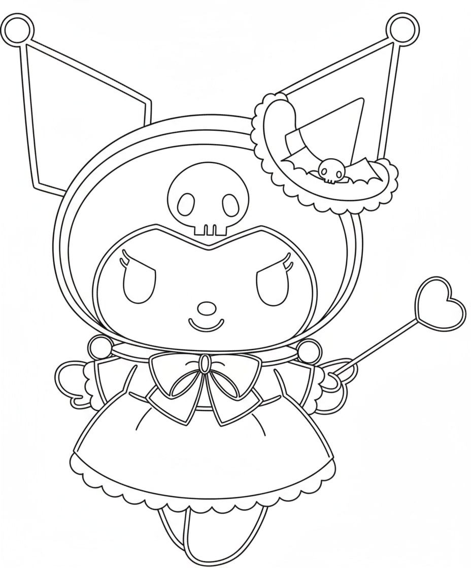 Kuromi cầm cây đũa phép