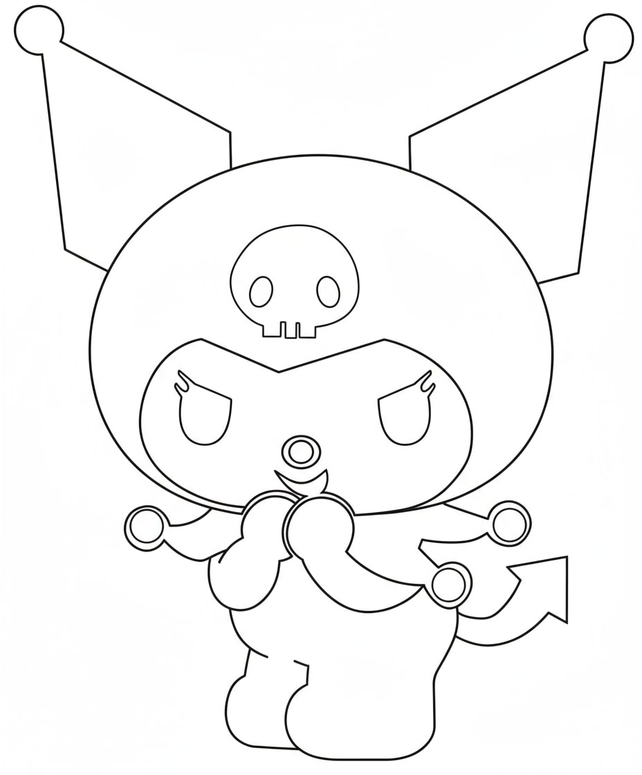 Kuromi nhí đuôi tim nghịch ngợm