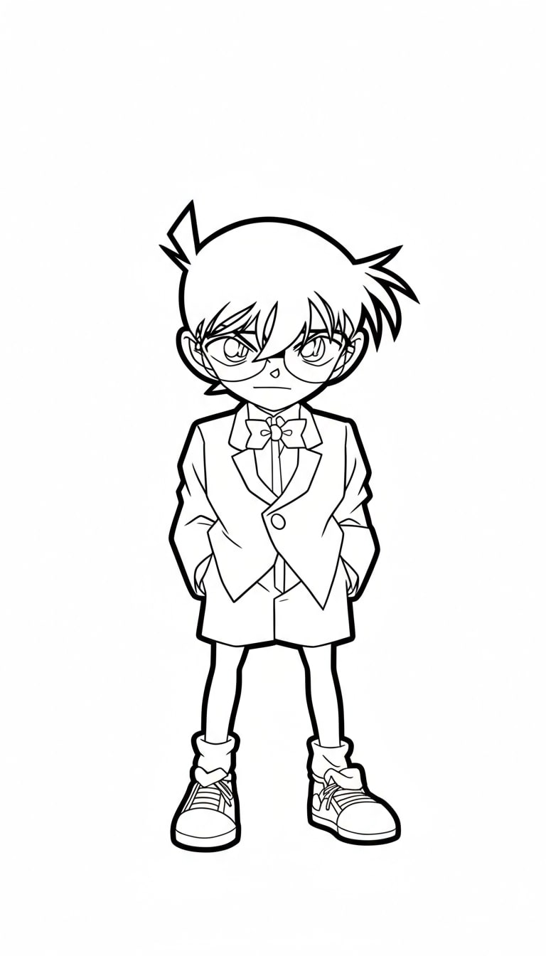 Conan dáng đứng dịu dàng