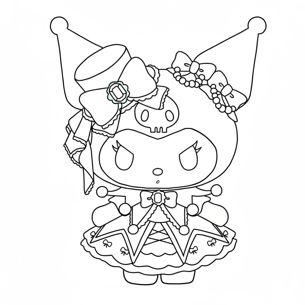 Kuromi hóa thân cô bé tiệc trà