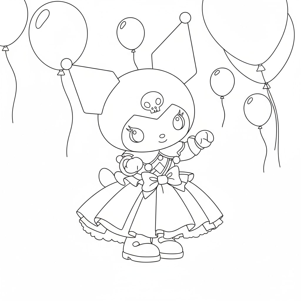 Kuromi trình diễn trên sân khấu