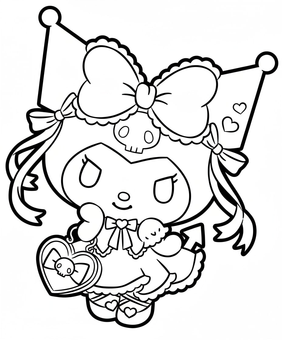 Kuromi công chúa đội nơ lớn