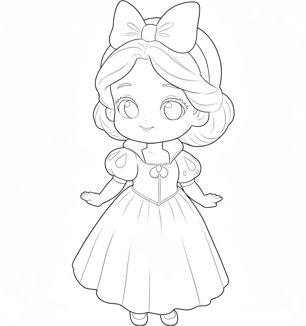 Bạch Tuyết đáng yêu trong chiếc váy phồng