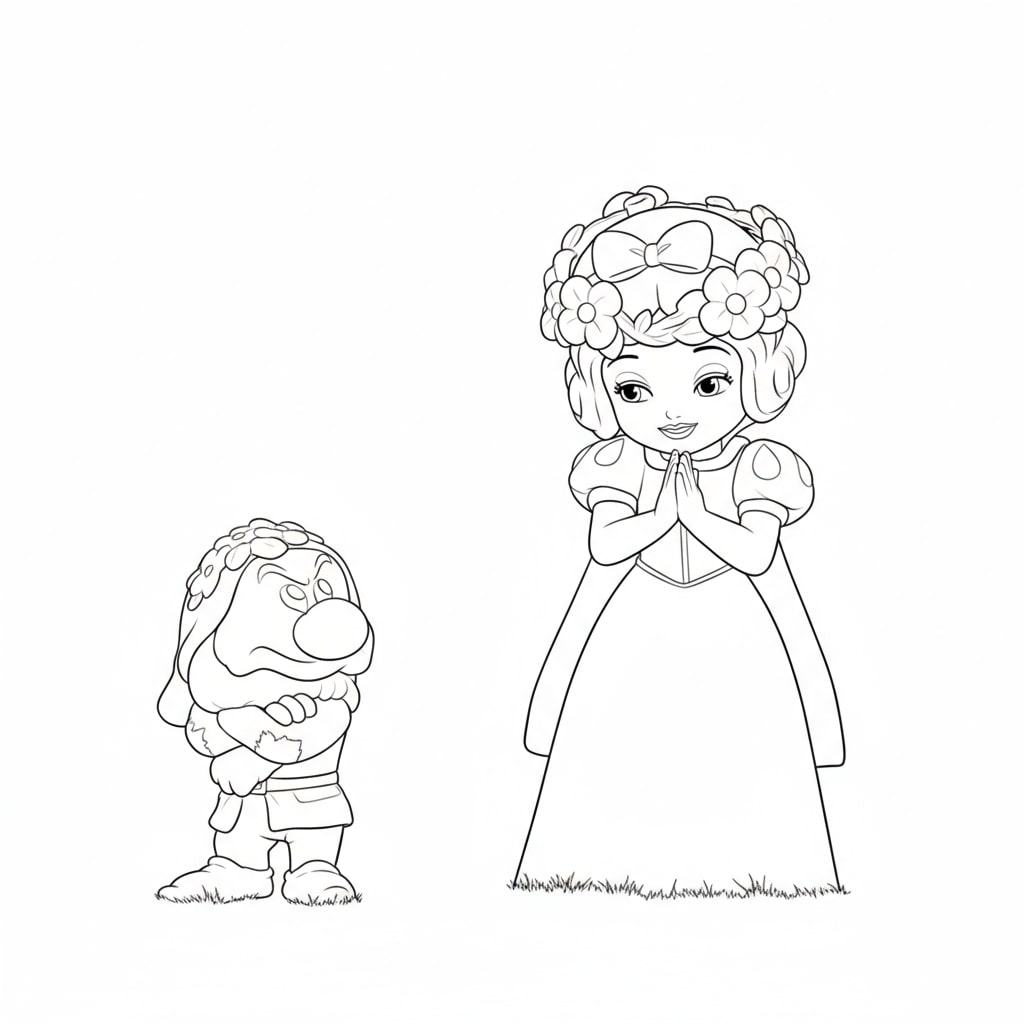 Bạch Tuyết cùng  chú lùn nhỏ