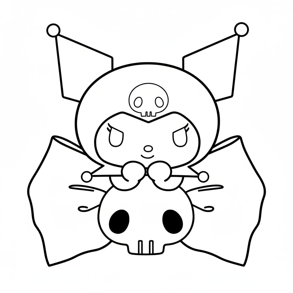 Kuromi ngạc nhiên đáng yêu