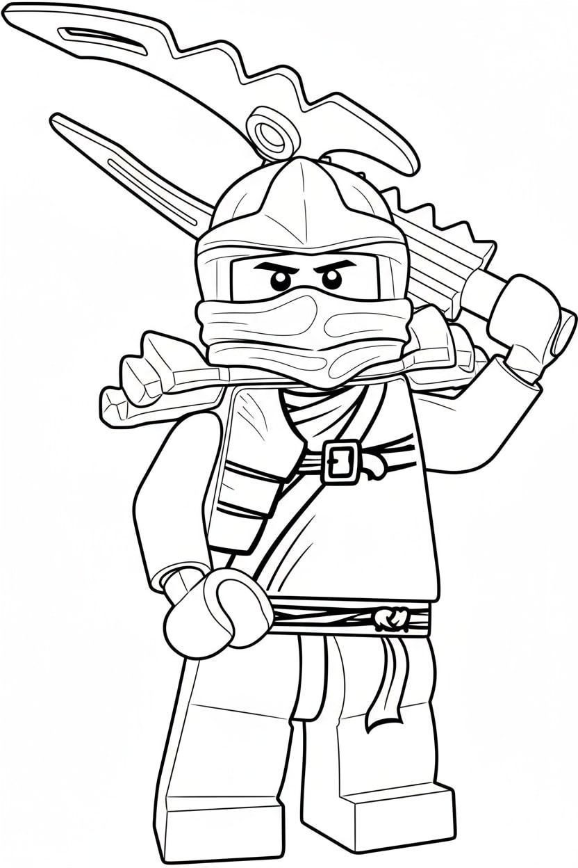 100+ Tranh Tô Màu Ninjago 2025 – Bộ Tranh Lego Ninja Đẹp Ngầu Cho Bé Trai Phiêu Lưu