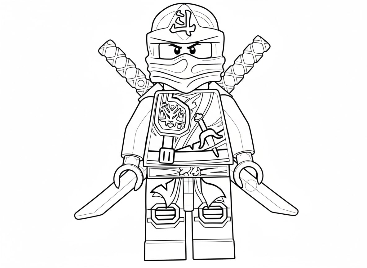 Ninjago Zane trong bộ giáp băng