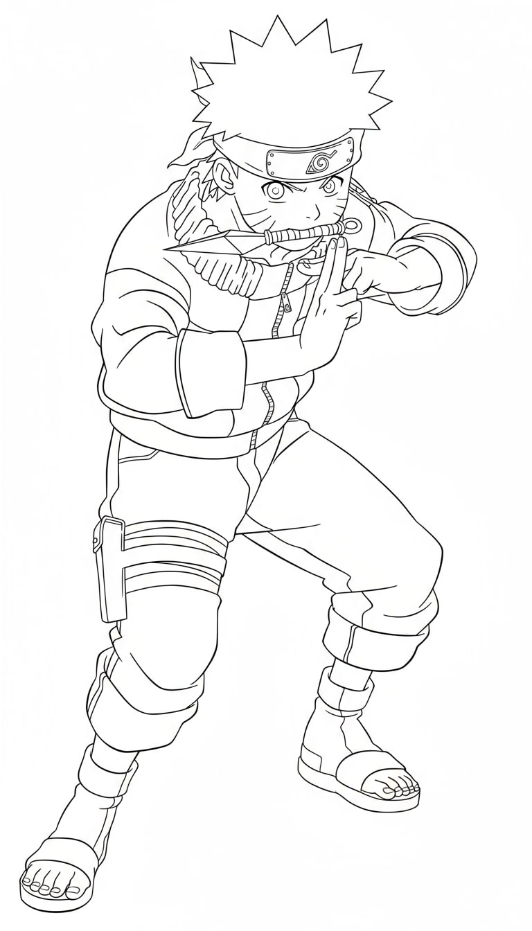 Naruto chuẩn bị tung Rasengan toàn lực