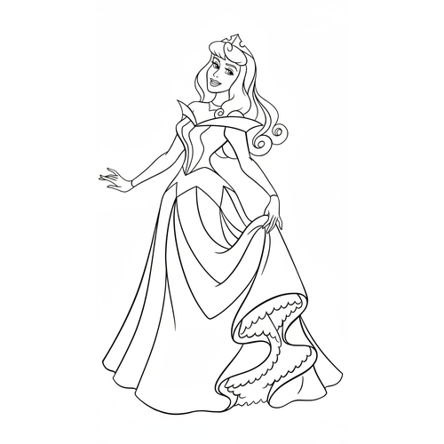 Tô Màu Công Chúa Disney xinh đẹp – Bộ Tranh Cổ Tích Lung Linh Cho Bé Gái