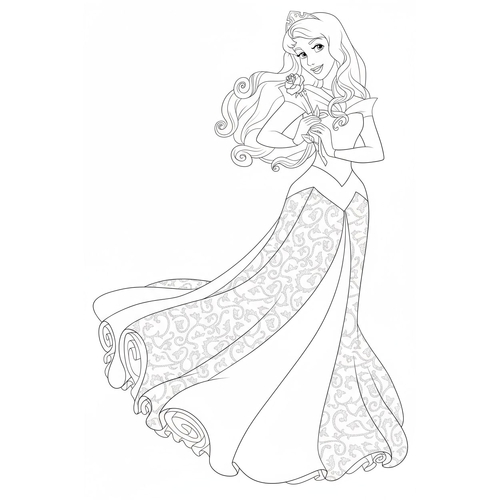 Tô Màu Công Chúa Disney xinh đẹp – Bộ Tranh Cổ Tích Lung Linh Cho Bé Gái